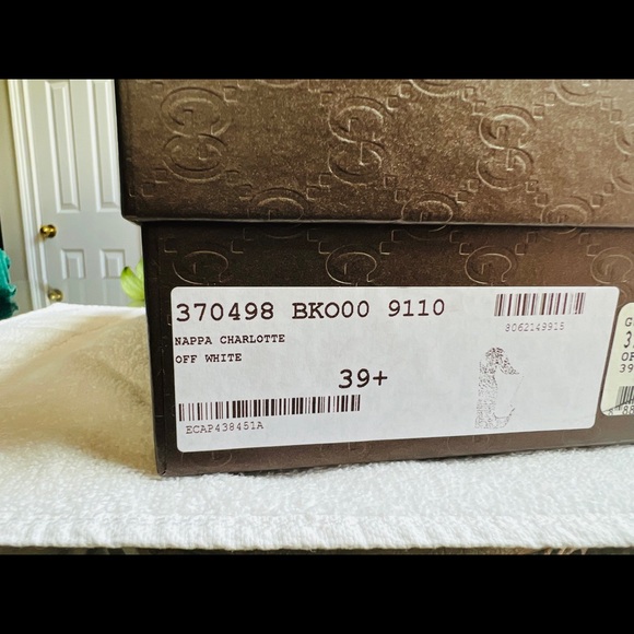 Off White Gucci Wedges - Picture 9 of 9